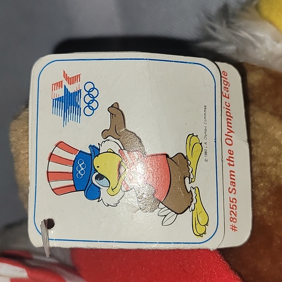 SAM THE OLYMPIC EAGLE #8255 1984 L.A. SUMMER GAMES HOST PLUSH - Picture 5 of 13